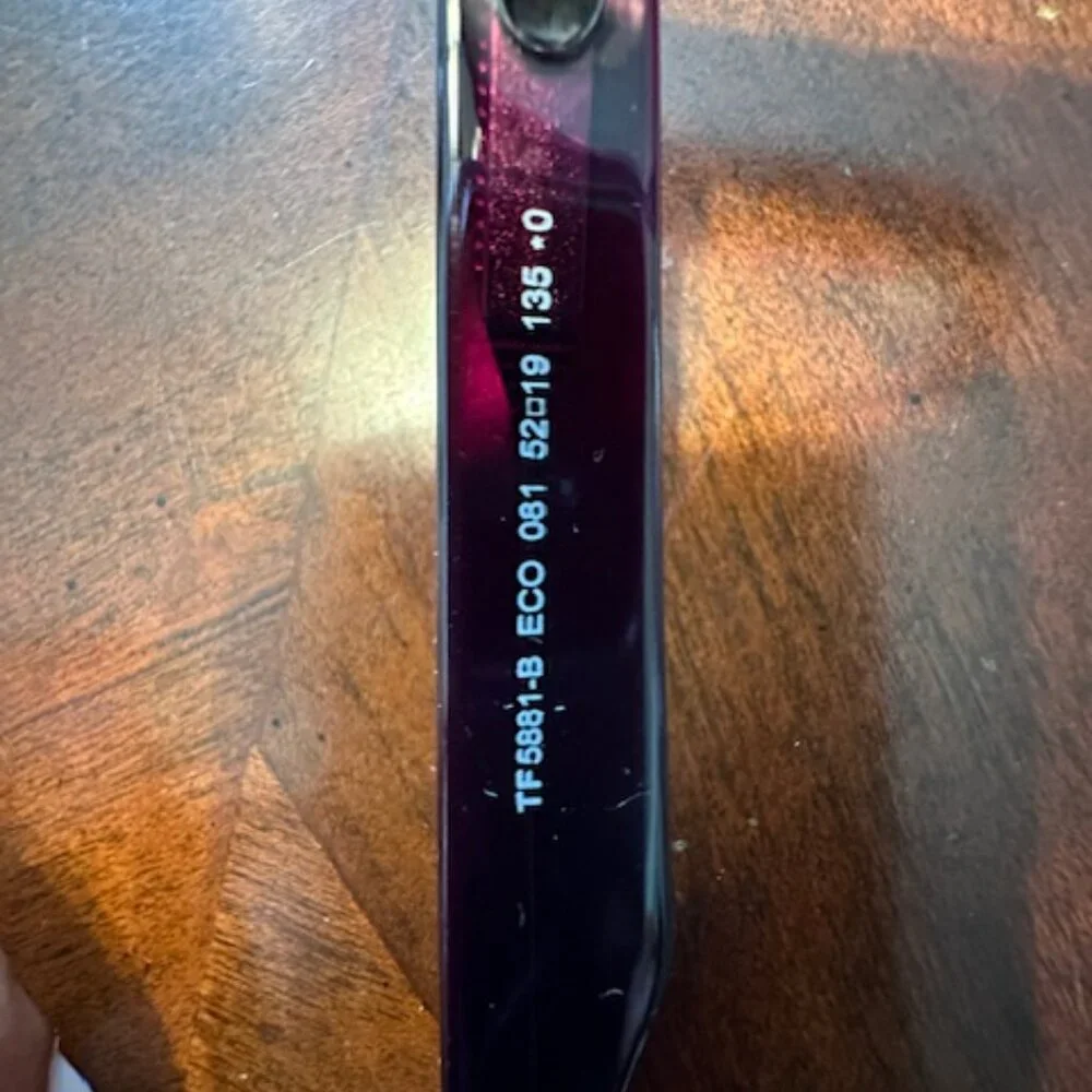 AUTHENTIC TOM FORD PURPLE VIOLET FRAMES ONLY